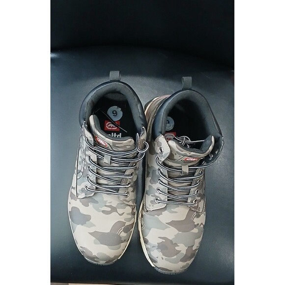 Ecko Unltd. Green Camo Boots. Black-04M. Men Size 9.